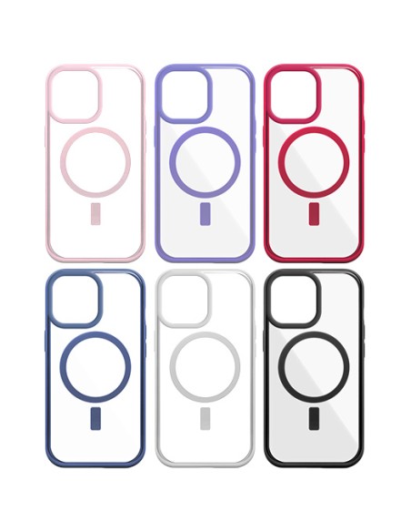 COUVERTURE RIGIDE TRANSPARENTE AVEC BORDS MAGNÉTIQUES COLORÉS