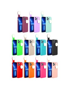 SOFT TOUCH SOFT COVER CASE WITH RING LIGHT 2