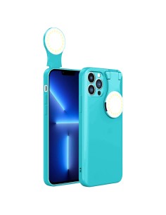 SOFT TOUCH SOFT COVER CASE WITH RING LIGHT