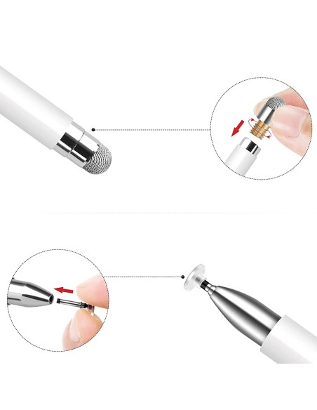 STYLO POUR ÉCRAN TACTILE AVEC POINTE EN FORME DE DISQUE