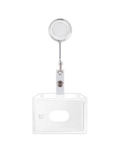 PORTE-CARTES PC RIGIDE AVEC CROCHET