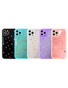 HARD COVER CASE WITH GOLDEN CONFETTI