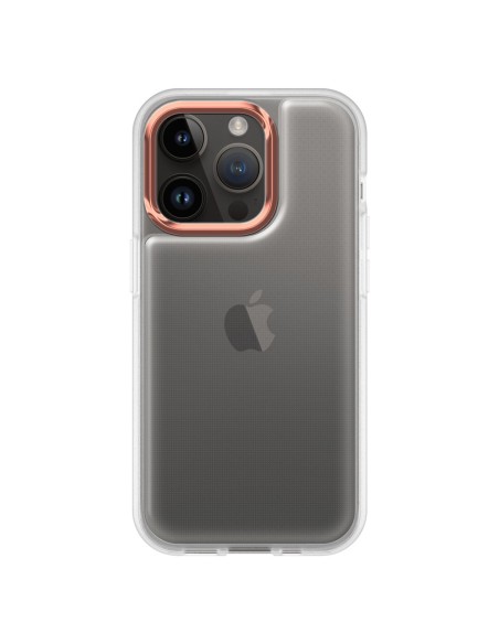 PILLOW EFFECT SEMICLEAR SOFT COVER CASE WITH CHROME-PLATED LENS PROTECTION