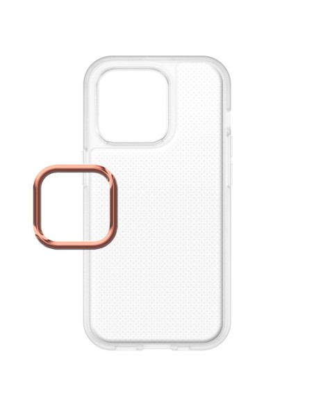 COVER MORBIDA SEMITRASPARENTE PILLOW CON PROTEZIONE FOTOCAMERA CROMATA