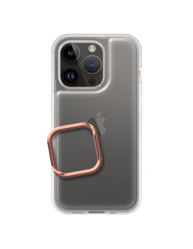 PILLOW EFFECT SEMICLEAR SOFT COVER CASE WITH CHROME-PLATED LENS PROTECTION