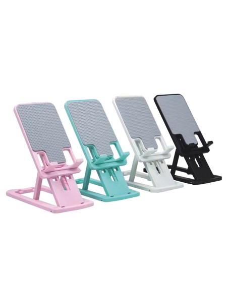SUPPORTO RICHIUDIBILE DA SCRIVANIA PER SMARTPHONE COLORI MISTI