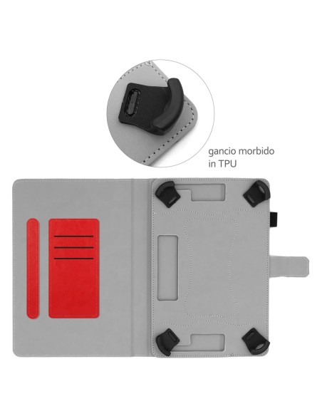 UNIVERSAL-BUCHHÜLLE FÜR TABLET MIT STIFTHALTER