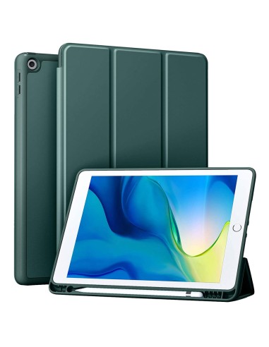 BOOK COVER STAND CASE FOR TABLET WITH PEN COMPARTMENT