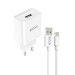 ROVI Travel Charger Kit - Charger 2.1A + Cavo in PVC da USB a Type-C
