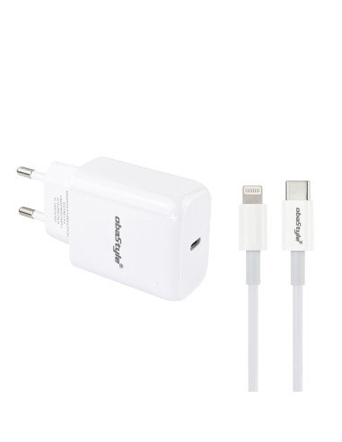 CHARGEUR DE BATTERIE UNIVERSEL DE RÉSEAU PD 20w AVEC CÂBLE TYPE C À ÉCLAIRCISSAGE