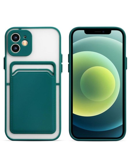 COVER SEMIRIGIDA SEMITRASPARENTE CON SCOMPARTO CARTE INTEGRATO