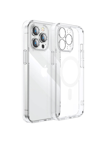 MAGNETIC HARD CLEAR COVER CASE WITH REMOVABLE LENS PROTECTION