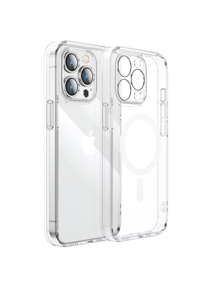 MAGNETIC HARD CLEAR COVER CASE WITH REMOVABLE LENS PROTECTION