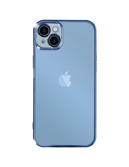 COVER MORBIDA SEMITRASPARENTE CROMATA CON PROTEZIONE FOTOCAMERA REMOVIBILE