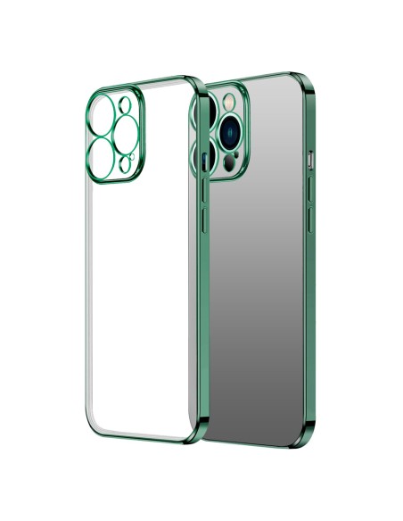 COVER RIGIDA TRASPARENTE BORDO CROMATO