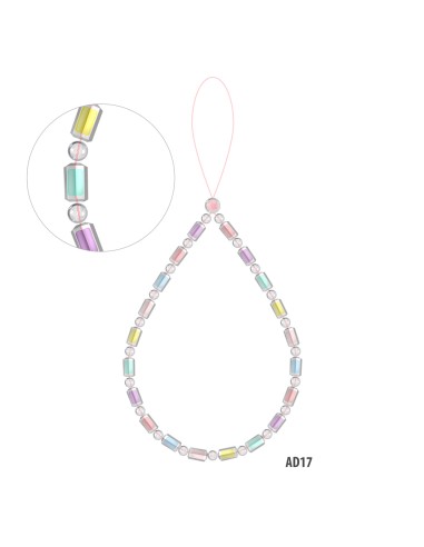 16-18CM-LONG PHONE BEADS