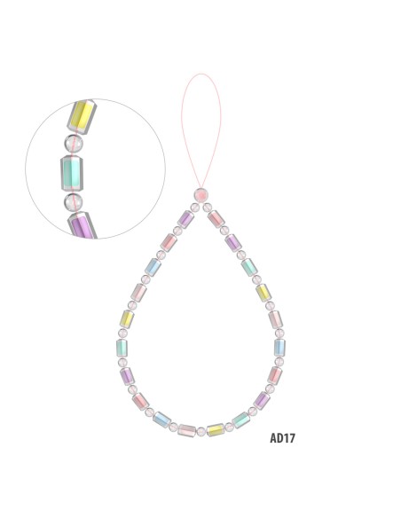 16-18CM-LONG PHONE BEADS