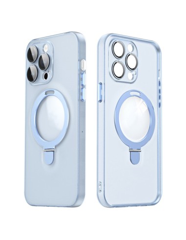 MAGNETIC MATTE HARD COVER CASE WITH FOLDABLE KICKSTAND