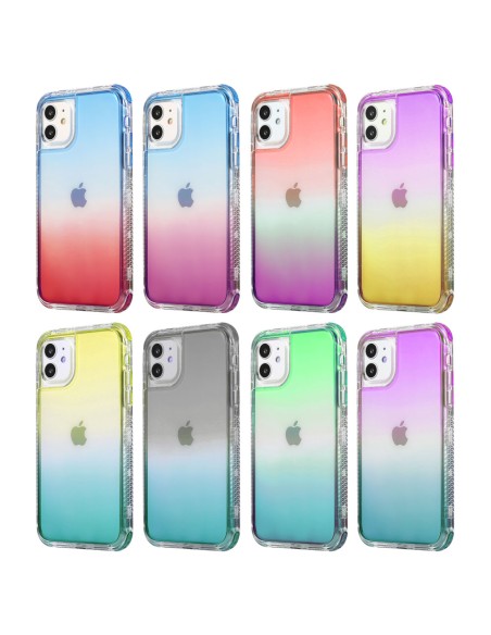 SHADED EFFECT SOFT COVER CASE WITH REMOVABLE HARD BUMPER