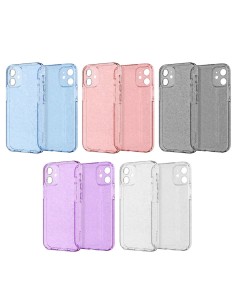 COVER MORBIDA GLITTER CON FORI FOTOCAMERA GLITTER 2