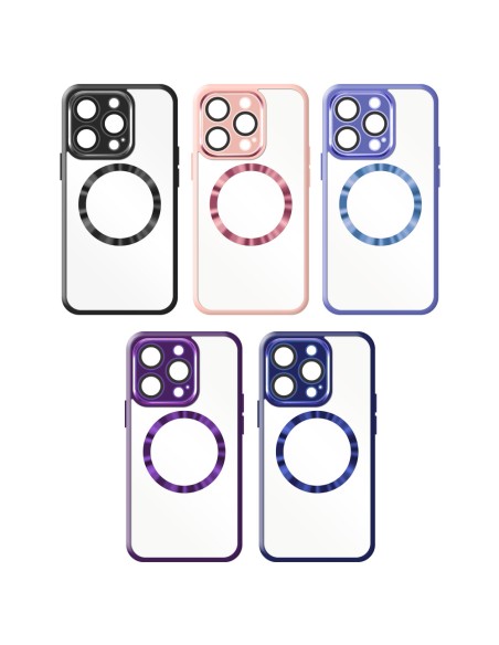 HARD CLEAR COVER CASE WITH CHROME-PLATED CAMERA AND LOGO HOLE