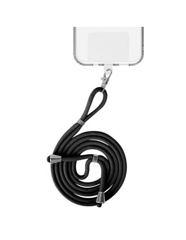 LACET DE COU AVEC CROCHET MÉTALLIQUE POUR ÉTUI DE SMARTPHONE