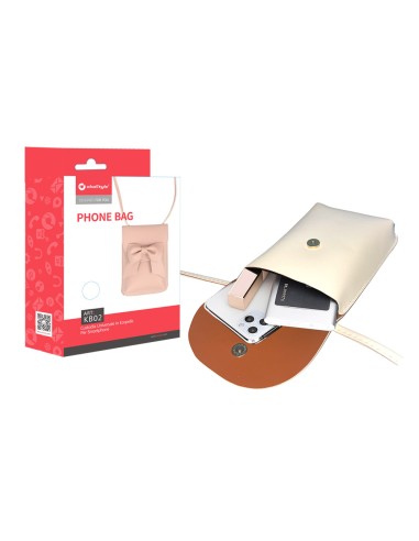 UNIVERSAL PU LEATHER POUCH CASE WITH BOW