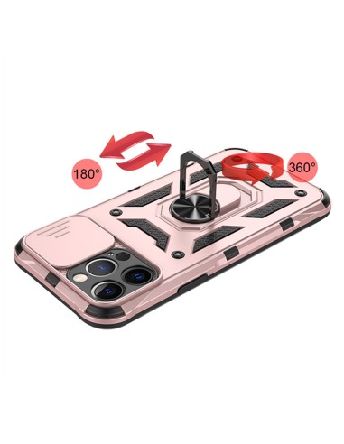 COVER RIGIDA ARMOUR CON SUPPORTO INTEGRATO E PROTEZIONE FOTOCAMERA