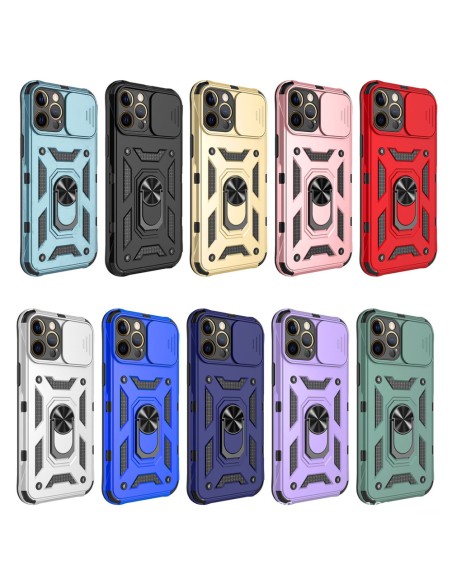 RING KICKSTAND ARMOUR HARD COVER CASE WITH LENS PROTECTION