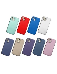 METAL SATIN EFFECT SOFT COVER CASE WITH LENS PROTECTION 2