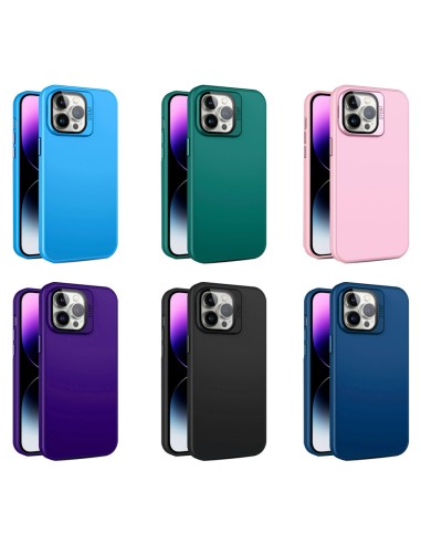 HOUSSE RIGIDE AU TOUCHER DOUX AVEC PROTECTION DE L'APPAREIL PHOTO ET FONCTION DE SUPPORT