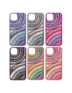 COUVERTURE SOUPLE TRANSPARENTE AVEC MOTIF CHROMÉ EN 3D