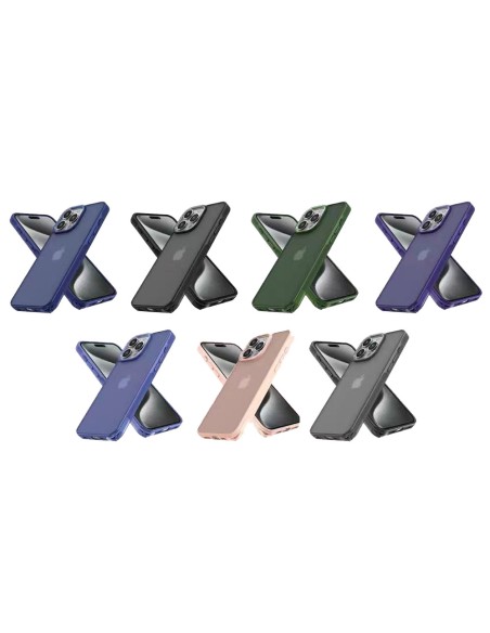 COVER SEMIRIGIDA SEMITRASPARENTE EFFETTO SOFT TOUCH