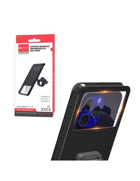 WATERPROOF BIKE HOLDER WITH ADJUSTABLE CONNECTION