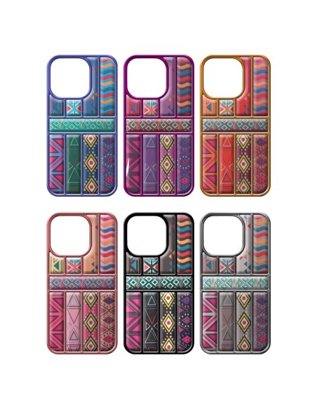 CLEAR SOFT COVER CASE WITH 3D CHROME-PLATED PATTERN