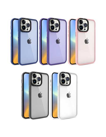 SEMICLEAR SOFT COVER CASE WITH RAISED CAMERA EDGES