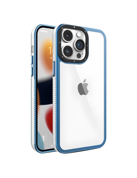 CHROME-PLATED CLEAR SOFT COVER CASE