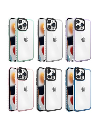 CHROME-PLATED CLEAR SOFT COVER CASE