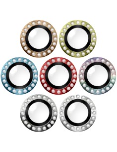 PROTECTEUR D'OBJECTIF D'APPAREIL PHOTO EN STRASS