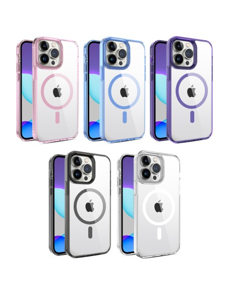 COQUE RIGIDE TRANSPARENTE AVEC BORDS MAGNÉTIQUES ANTICHOC