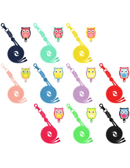 NECK STRAP WITH HOOK AND OWL-SHAPED EMOJI FOR SMARTPHONE CASE
