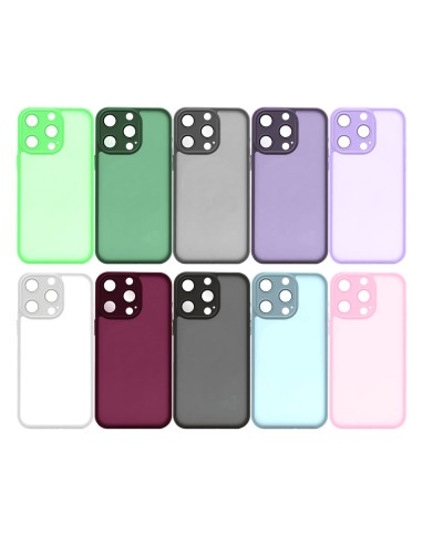 SEMICLEAR SEMIHARD COVER CASE WITH REMOVABLE LENS PROTECTION
