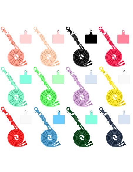 LACCIO DA COLLO CON GANCIO E PATCH COLORATA PER CUSTODIA SMARTPHONE