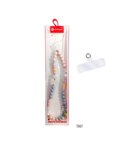 PERLES DE TÉLÉPHONE DE 18 CM DE LONG