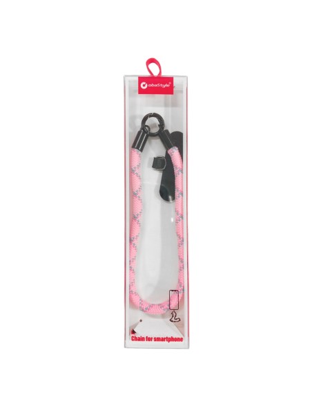 WRIST STRAP WITH HOOK AND BLACK PATCH FOR SMARTPHONE CASE