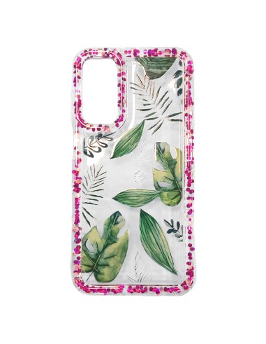 COVER MORBIDA BORDI RINFORZATI CON GLITTER E GRAFICHE FLOREALI