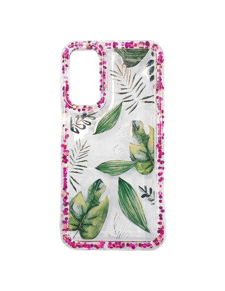 COVER MORBIDA BORDI RINFORZATI CON GLITTER E GRAFICHE FLOREALI