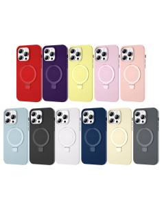 SEMIHARD SOFT TOUCH COVER CASE WITH FOLDABLE KICKSTAND 2