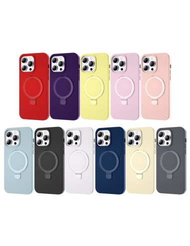 SEMIHARD SOFT TOUCH COVER CASE WITH FOLDABLE KICKSTAND