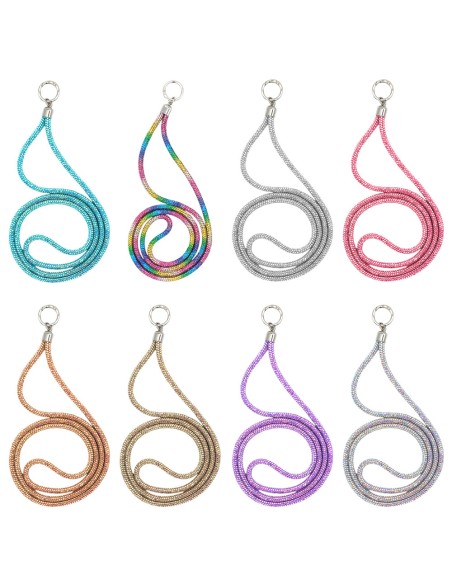 NECK STRAP WITH HOOK AND RHINESTONES FOR SMARTPHONE CASE